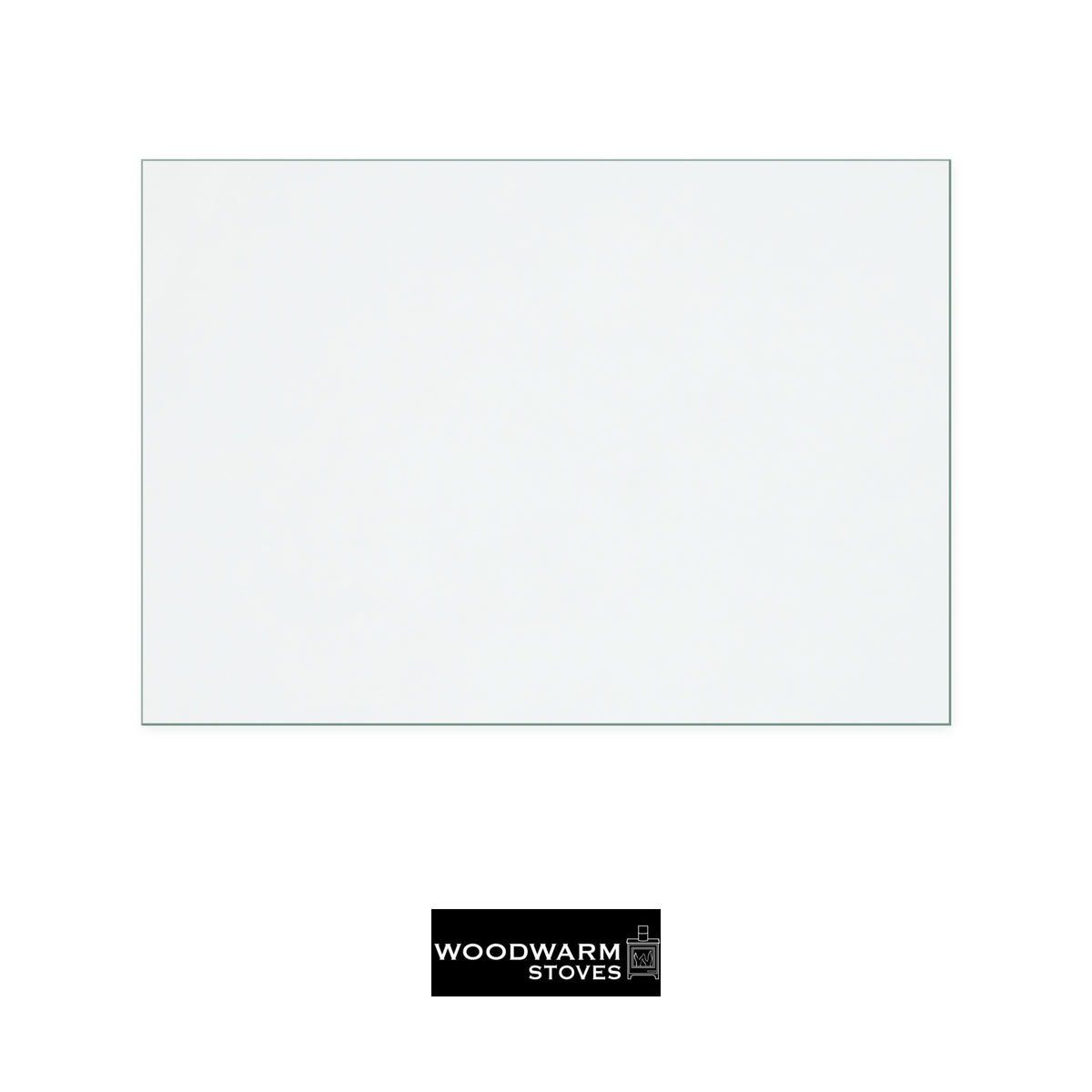 Woodwarm Phoenix Firewren replacement stove glass, 220 mm high x 315 mm wide, 4 mm thick