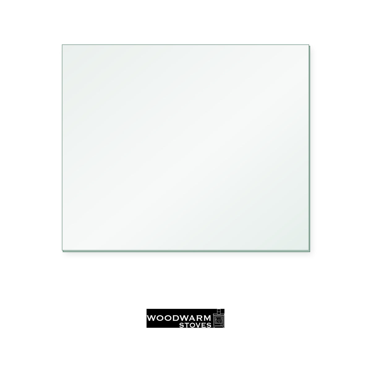 Woodwarm Rackfield replacement stove glass, rectangle