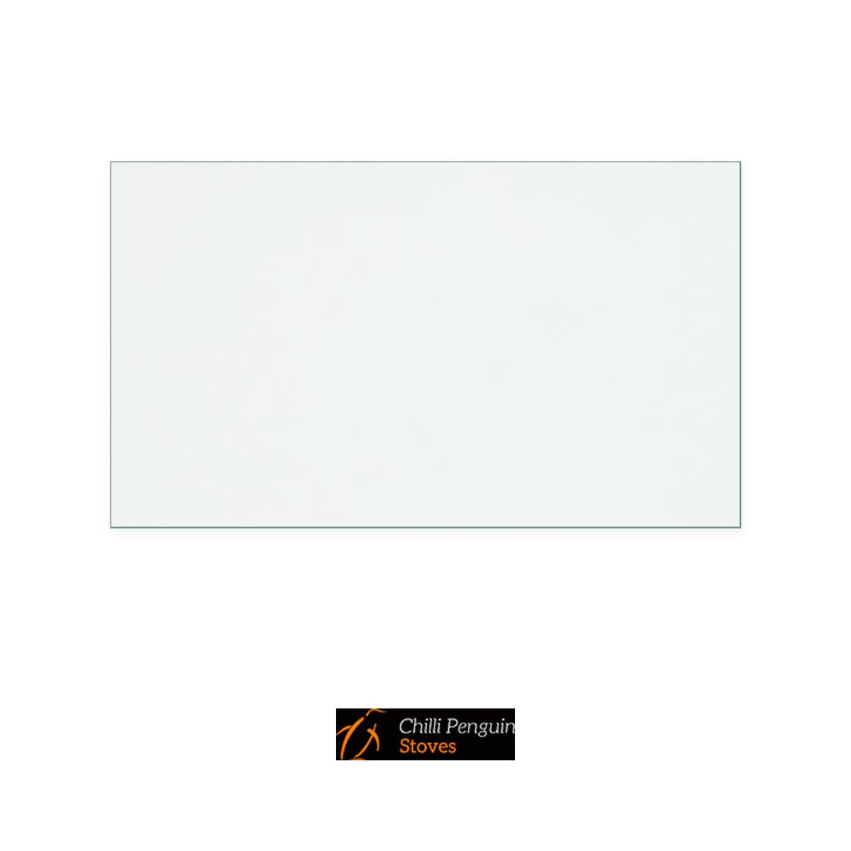 Chilli Penguin Woody replacement stove glass, rectangle