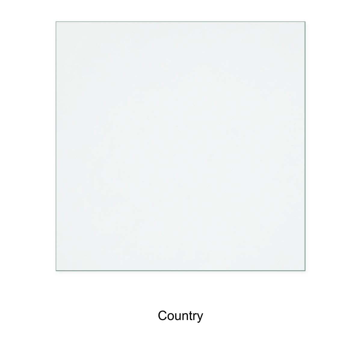 Country Brit replacement stove glass, 311 mm high x 311 mm wide
