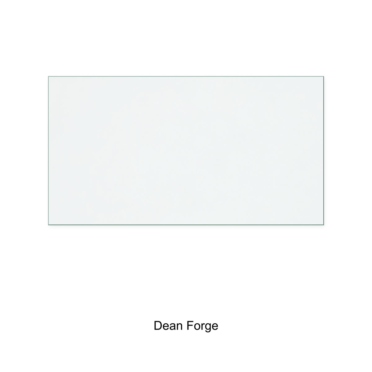 Dean Forge Croft Cleanburn Small replacement stove glass, 240 mm high x 445 mm wide