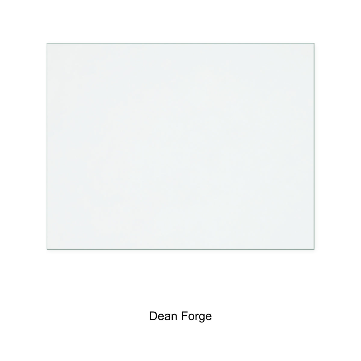 Dean Forge Dartmoor 6 replacement stove glass, 320 mm high x 415 mm wide