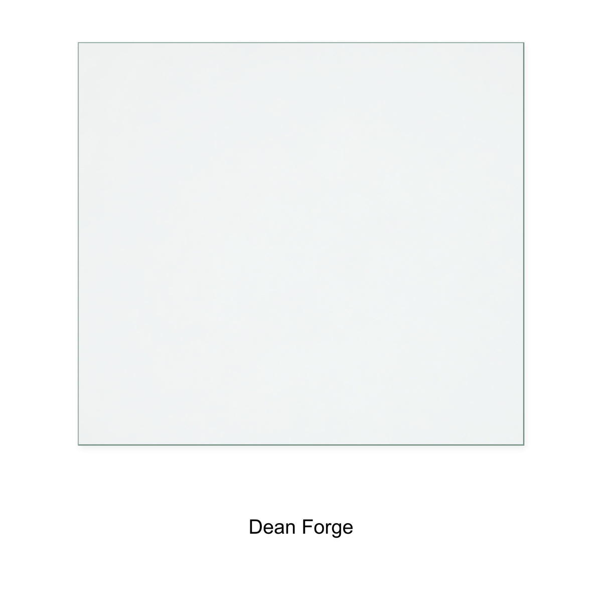 Dean Forge Hembury 5 replacement stove glass, 280 mm high x 310 mm wide