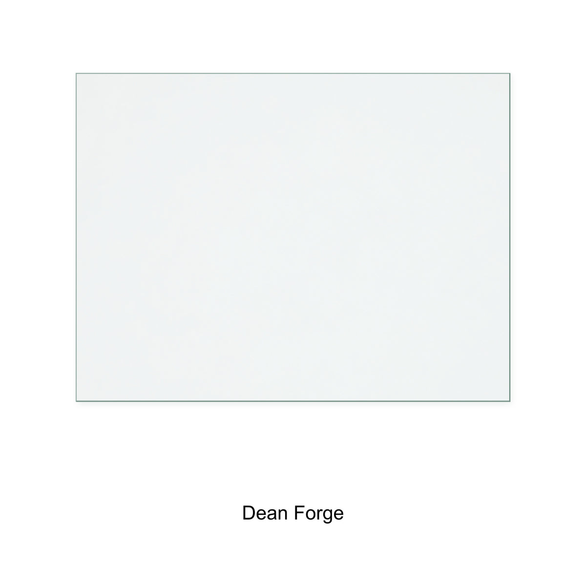 Dean Forge Hembury 6 replacement stove glass, 310 mm high x 410 mm wide