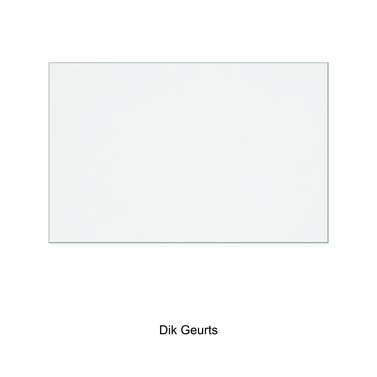Dik Geurts Vidar Triple Front replacement stove glass, 369 mm high x 572 mm wide