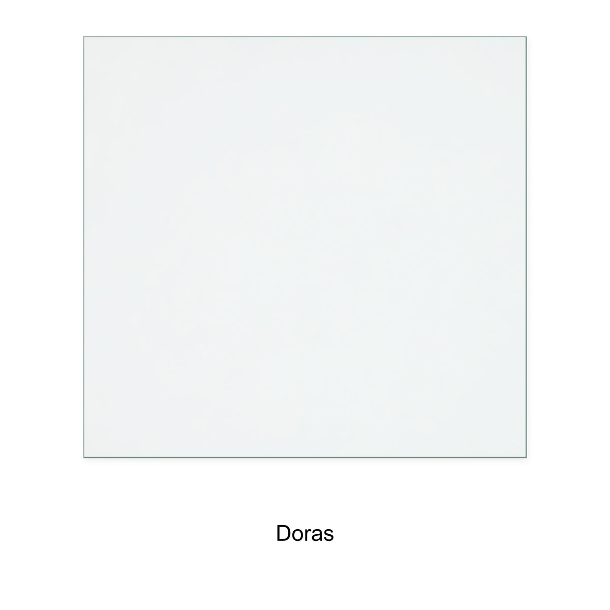 Doras Firefront New replacement stove glass, 390 mm high x 410 mm wide