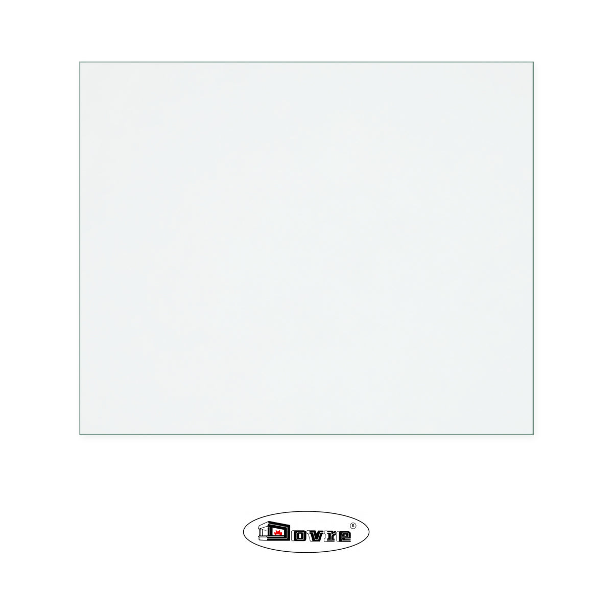 Dovre Astroline 1 replacement stove glass, 390 mm high x 475 mm wide