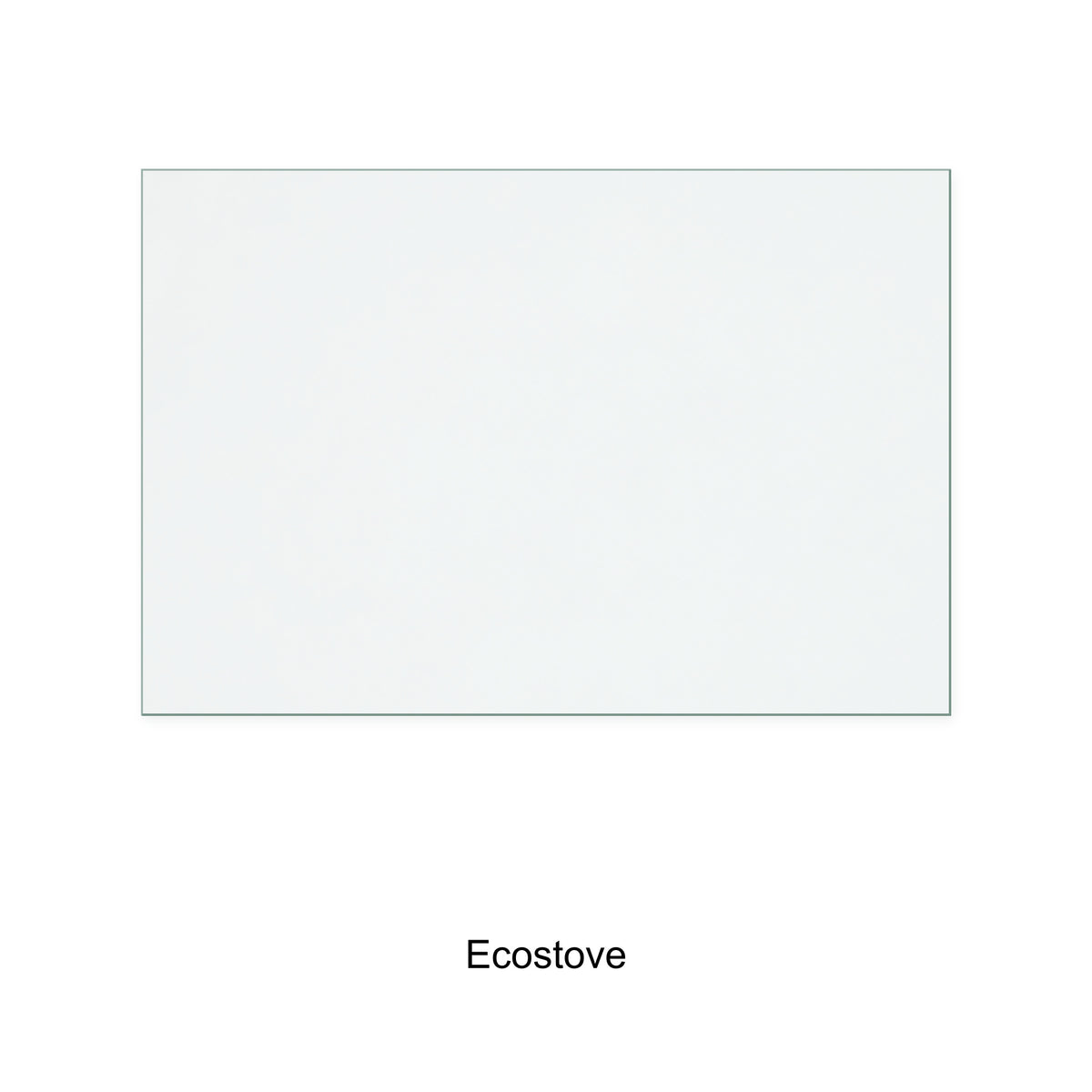Ecostove SCG17 replacement glass, 145 mm high x 215 mm wide, 4 mm thick