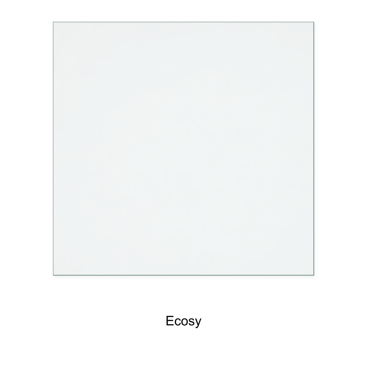 Ecosy Elk replacement stove glass, 345 mm high x 355 mm wide