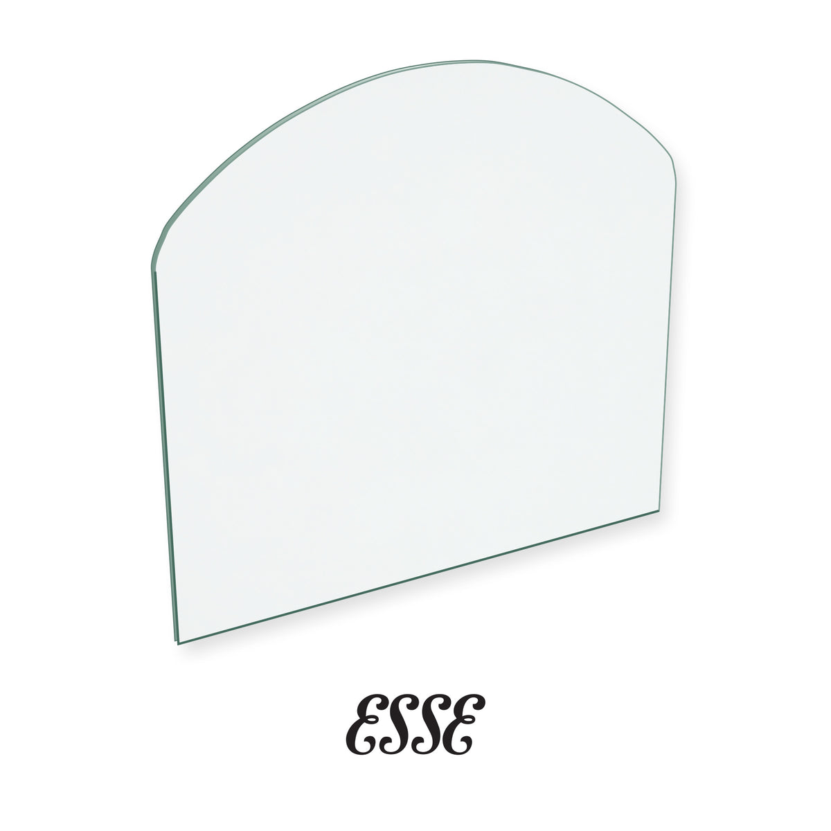 Esse 500 replacement glass, 265 mm high x 287 mm wide, 4 mm thick