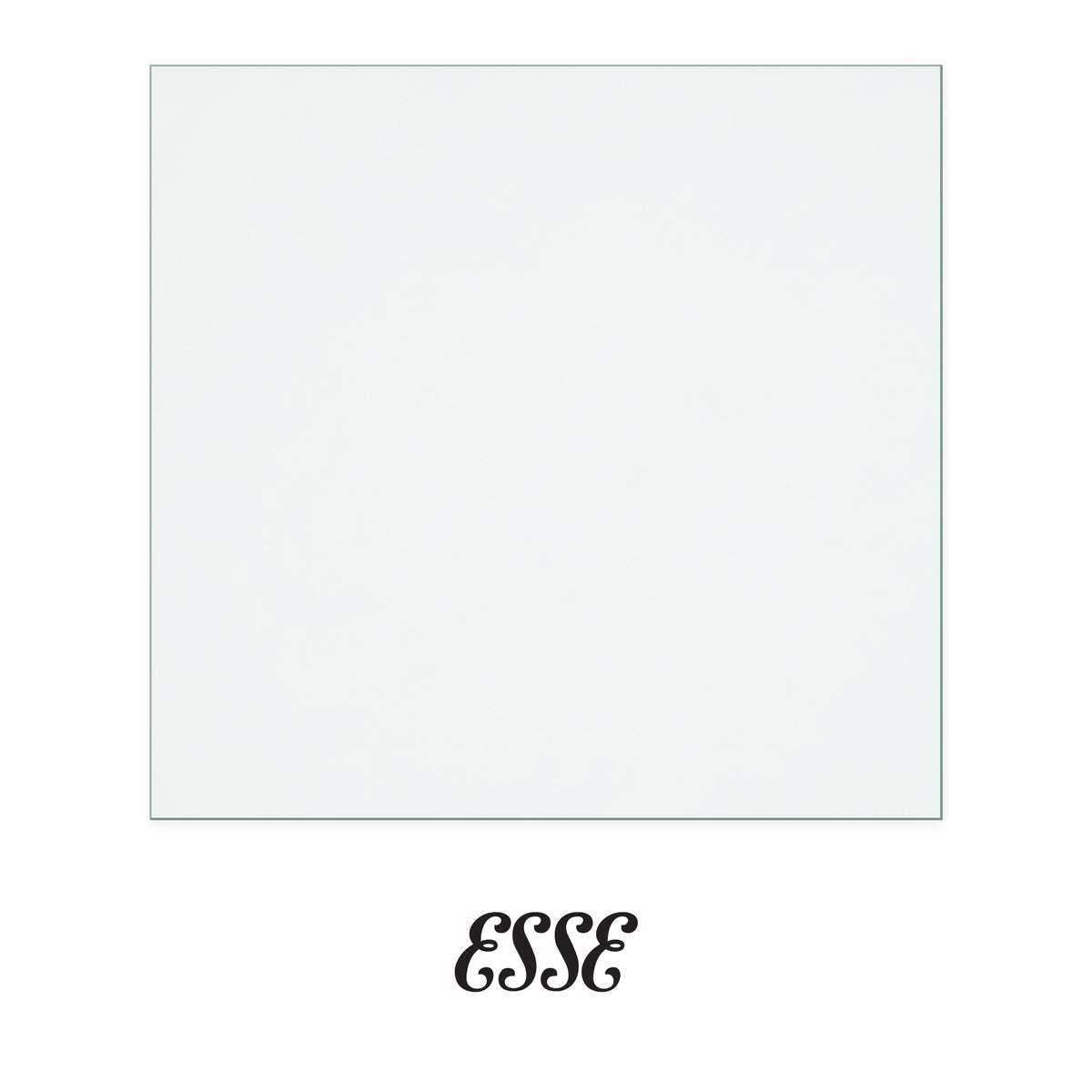 Esse 550 replacement stove glass, 282 mm high x 296 mm wide