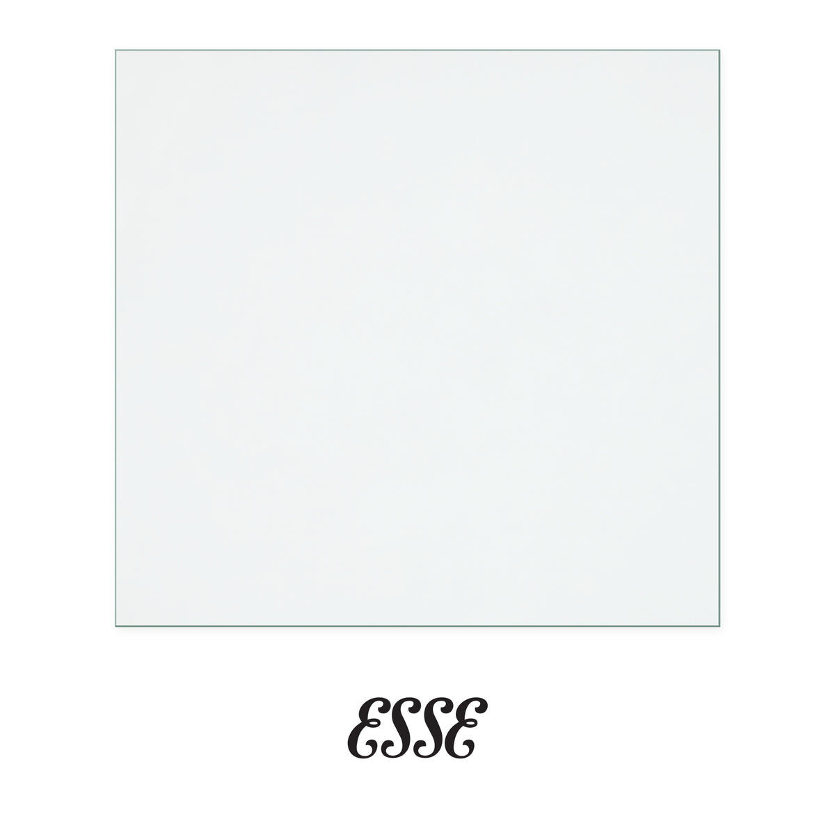 Esse FG500 Vista replacement stove glass, 270 mm high x 283 mm wide