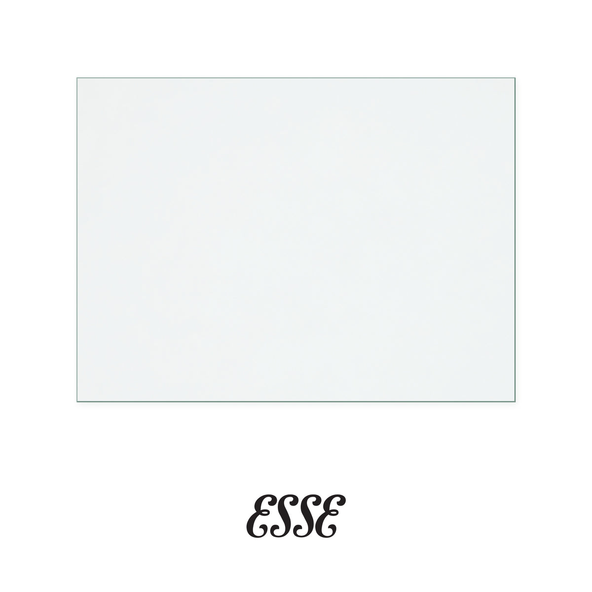 Esse Warmheart replacement stove glass, 241 mm high x 326 mm wide