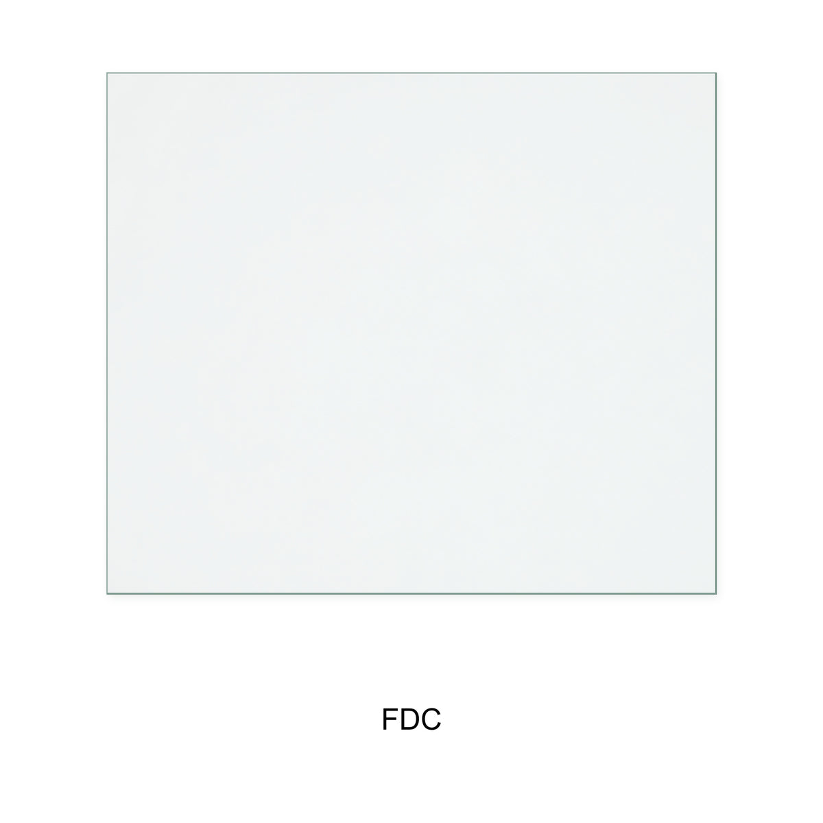 FDC FDC4 FS replacement glass, 248 mm high x 290 mm wide, 4 mm thick