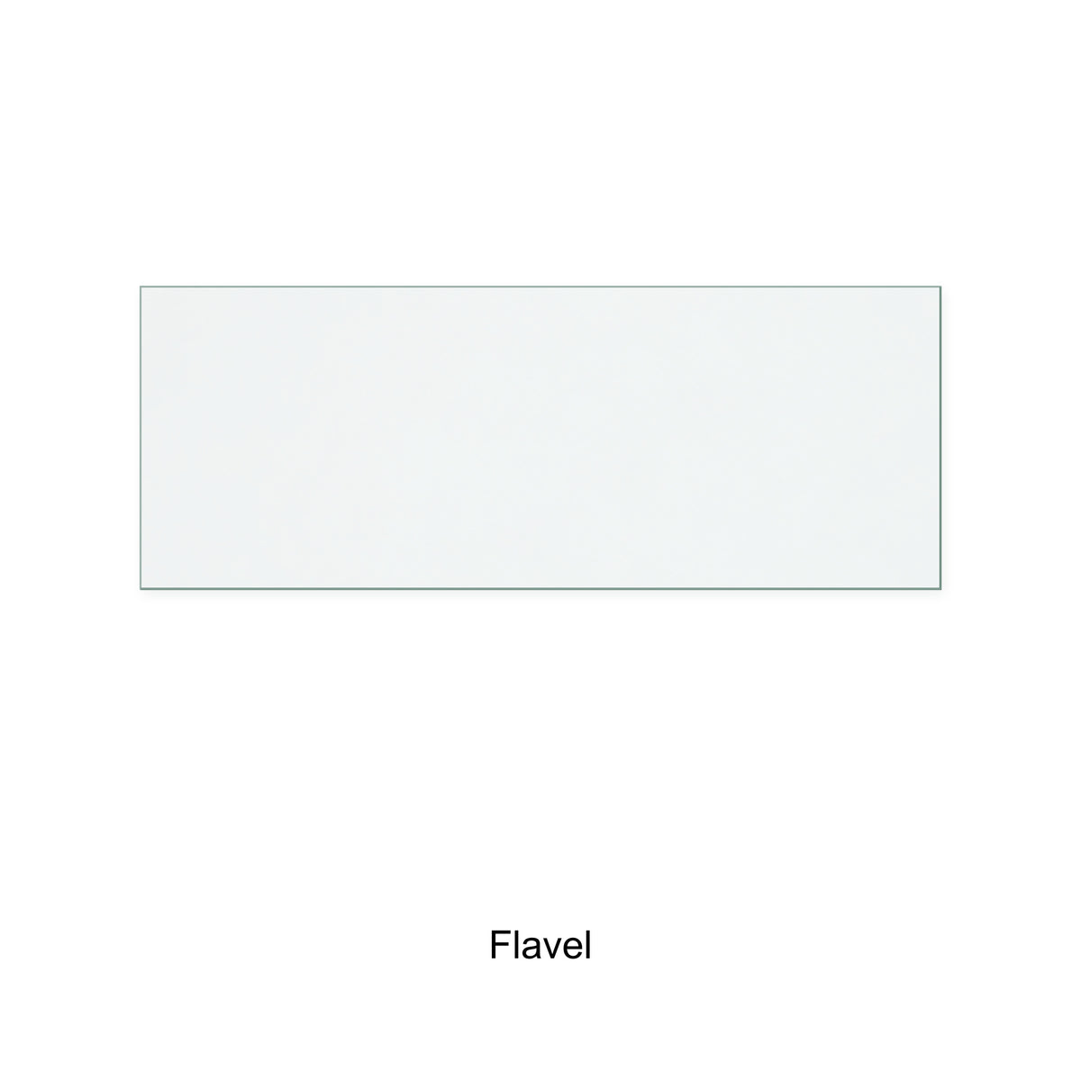 Flavel Emberglow Balanced Flue (Side Panel) replacement stove glass, 102 mm high x 270 mm wide