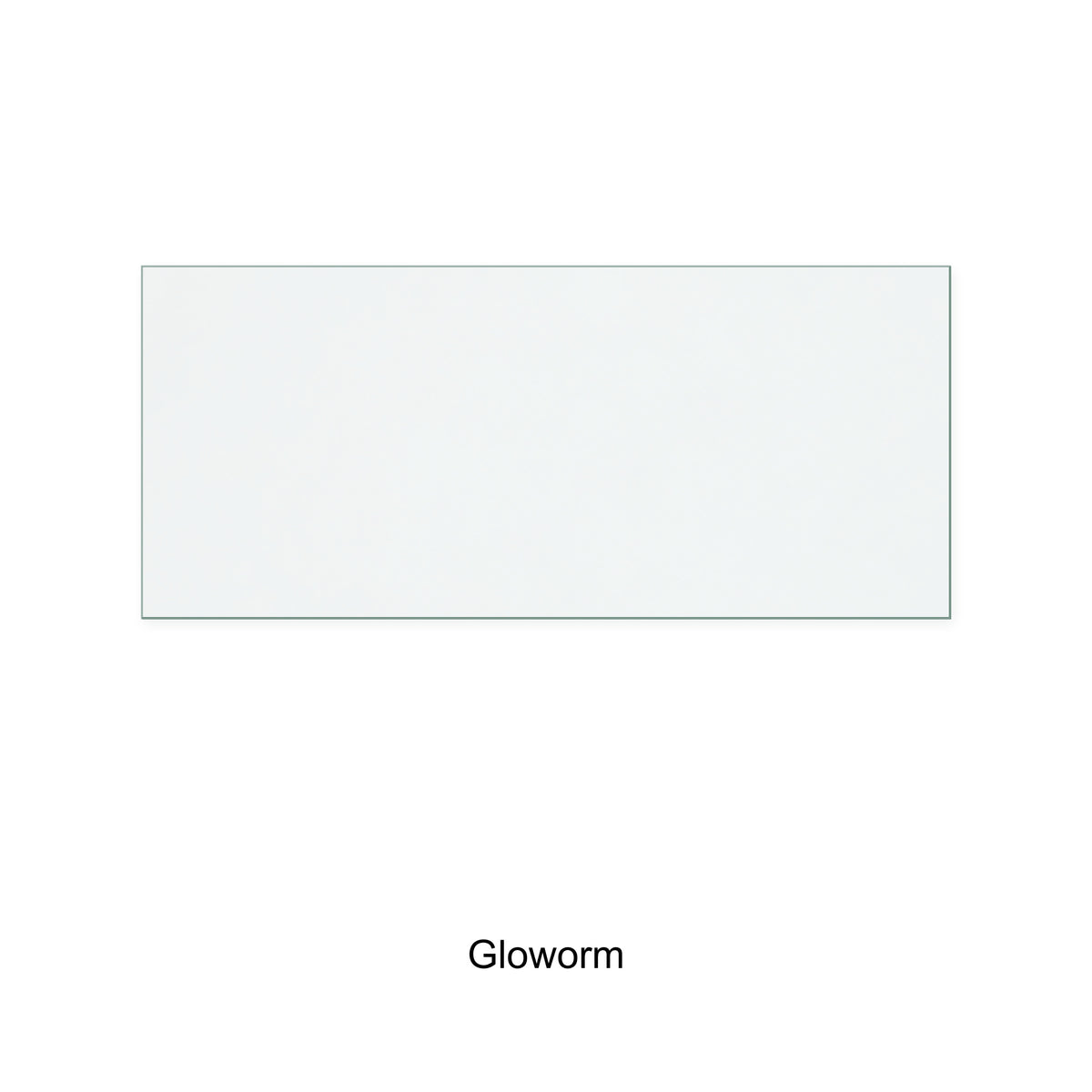Gloworm Opus (Side Panel) replacement stove glass, 118 mm high x 271 mm wide