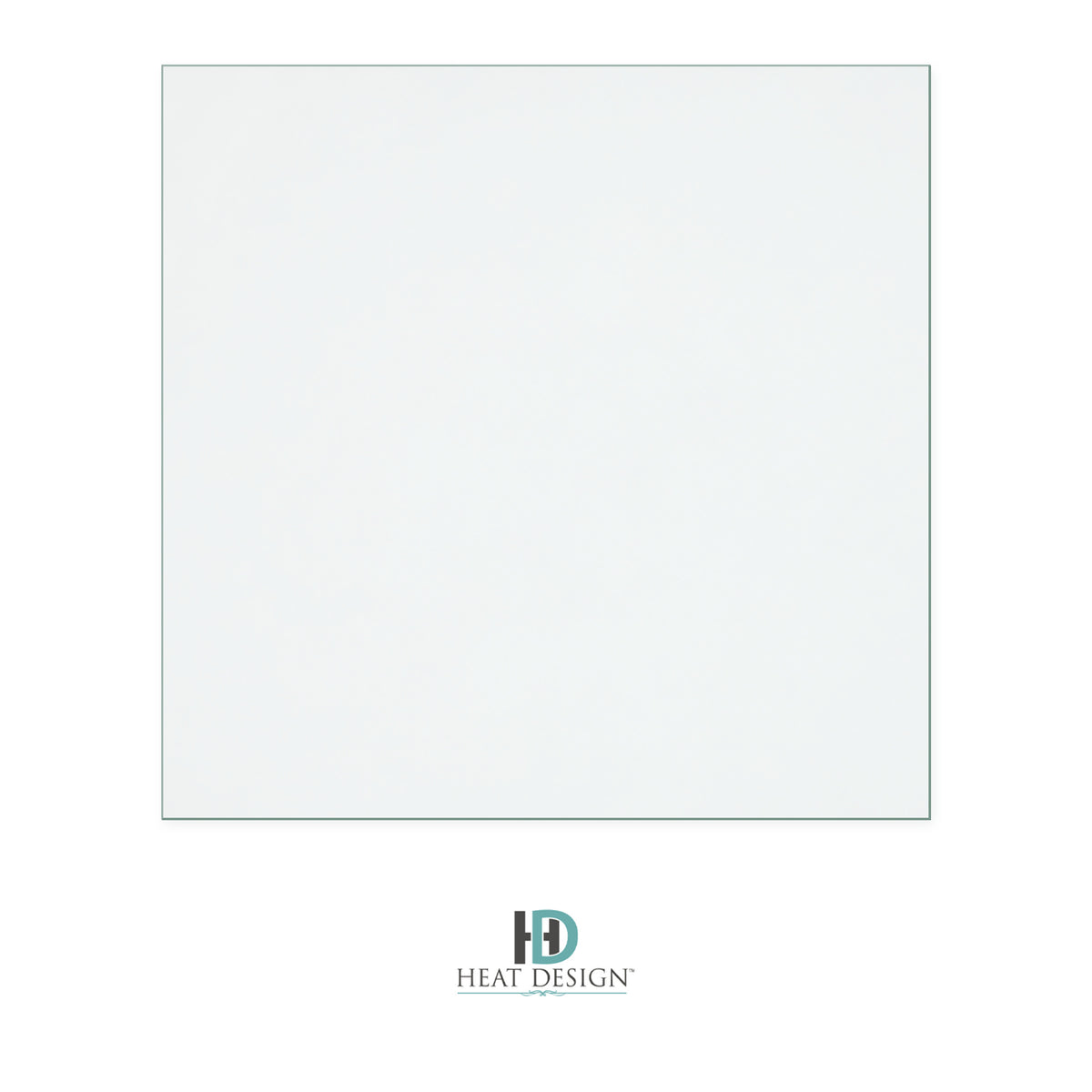 Heat Design San Remo 5sw replacement stove glass, 322 mm high x 328 mm wide