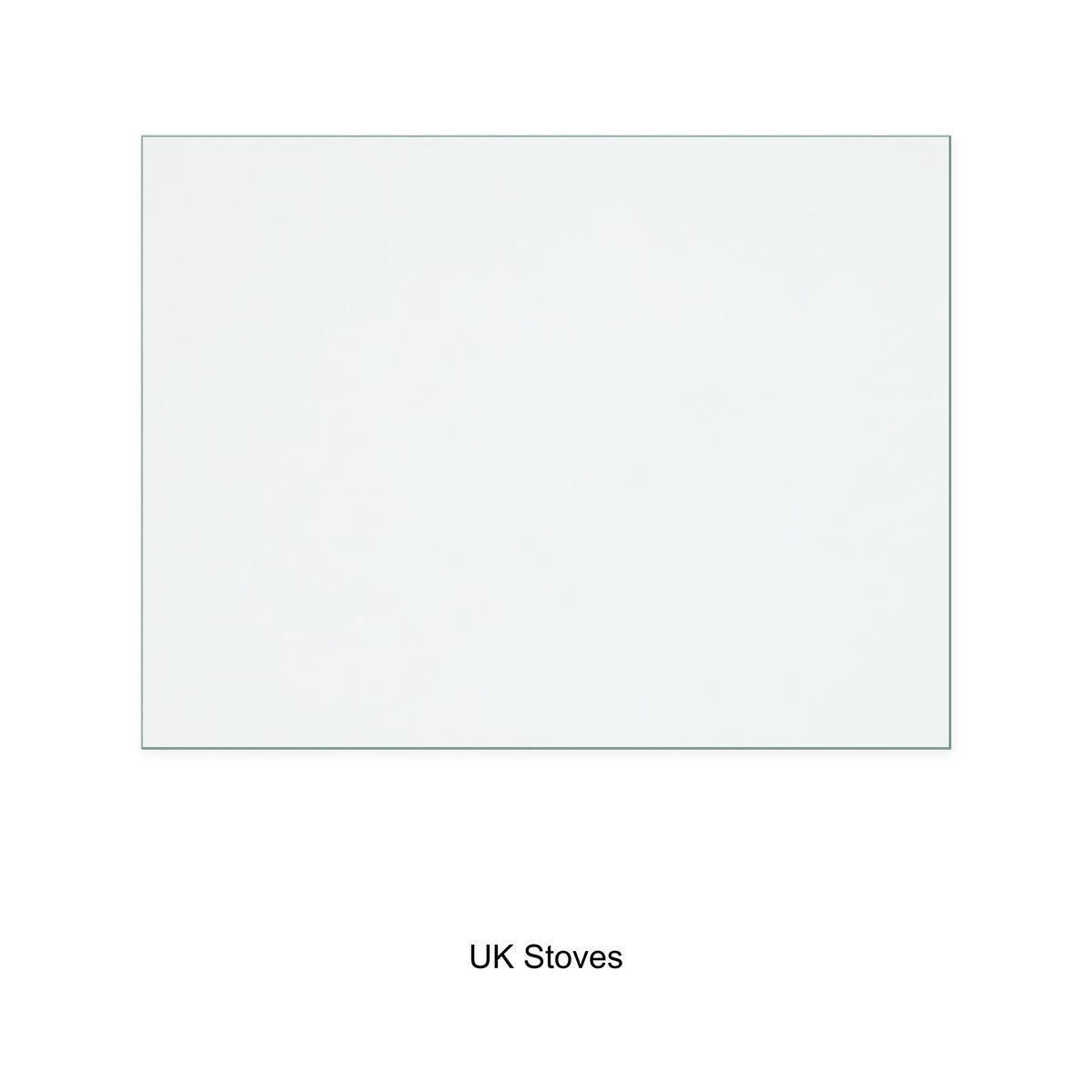 UK Stoves Lilyking 659 replacement stove glass, 250 mm high x 330 mm wide, 4 mm thick