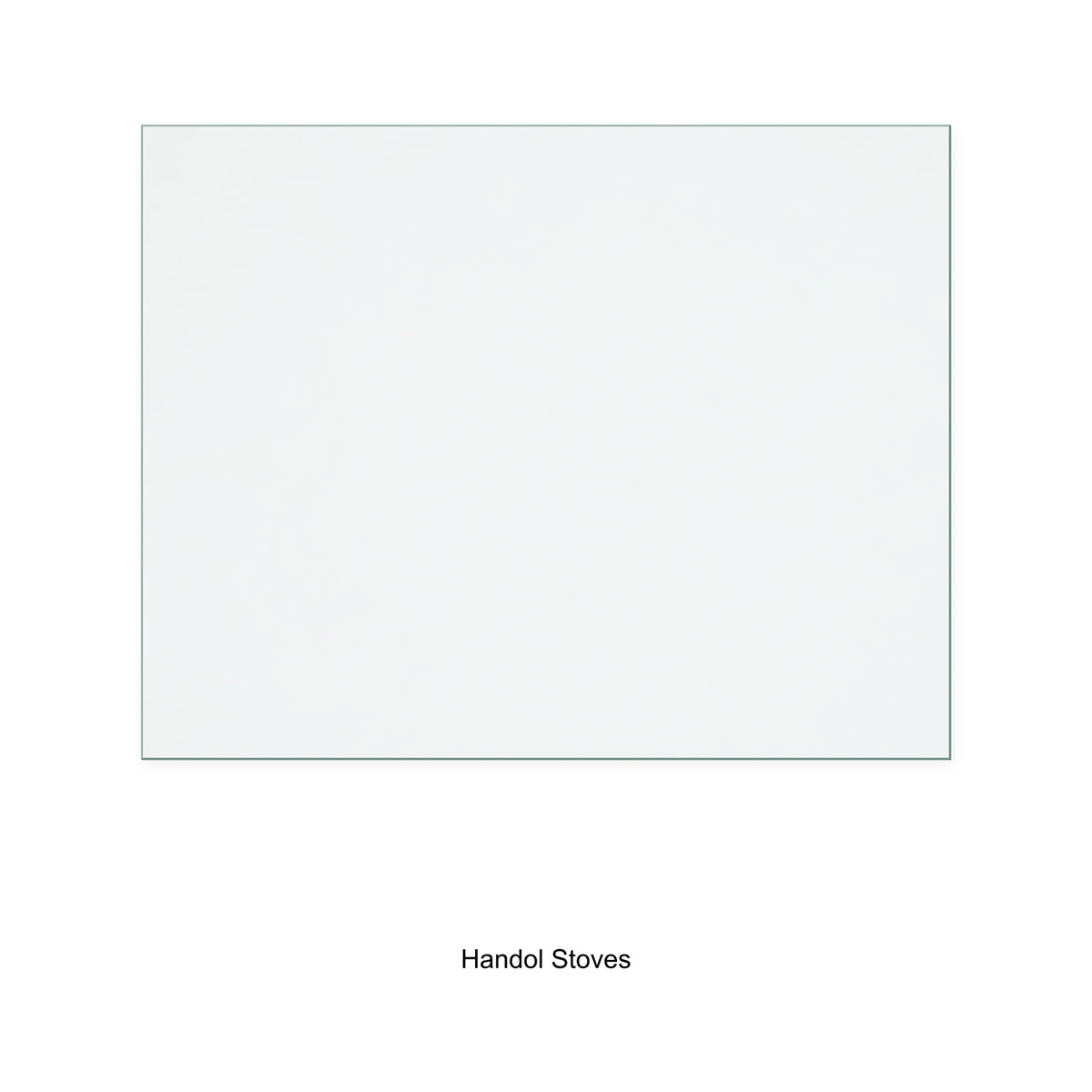 Handol Stoves Contura i4 Classic replacement stove glass, 290 mm high x 370 mm wide