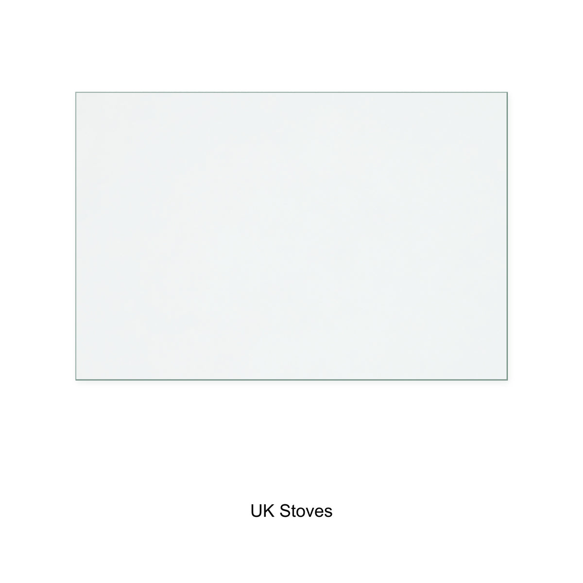 UK Stoves Lilyking 679 replacement stove glass, 250 mm high x 375 mm wide, 4 mm thick