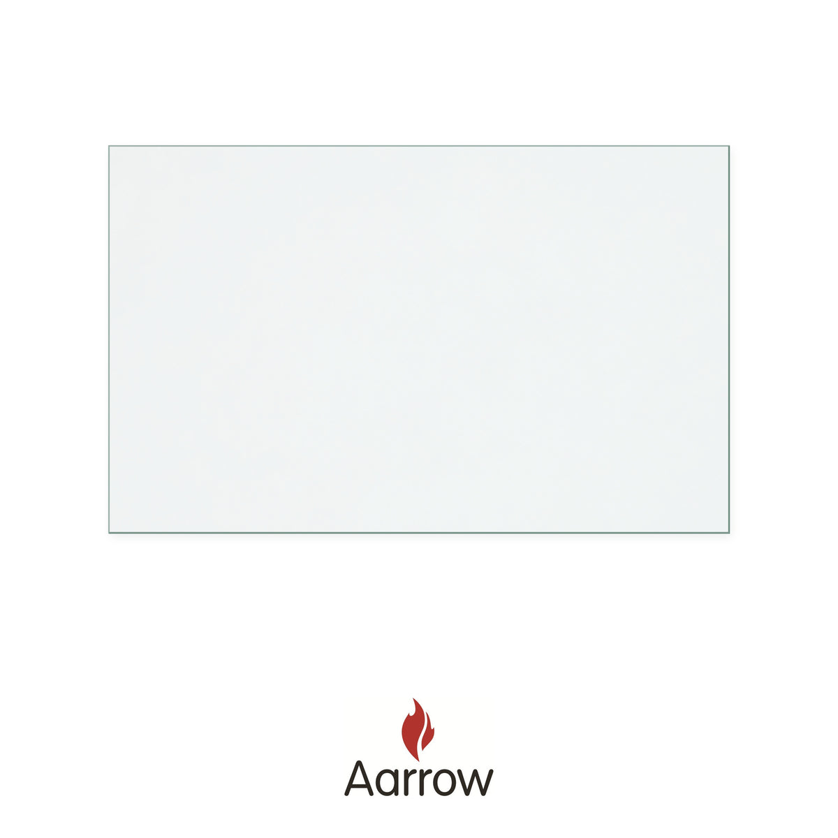 Aarrow TF90 replacement stove glass, 244 mm high x 391 mm wide, 4 mm thick