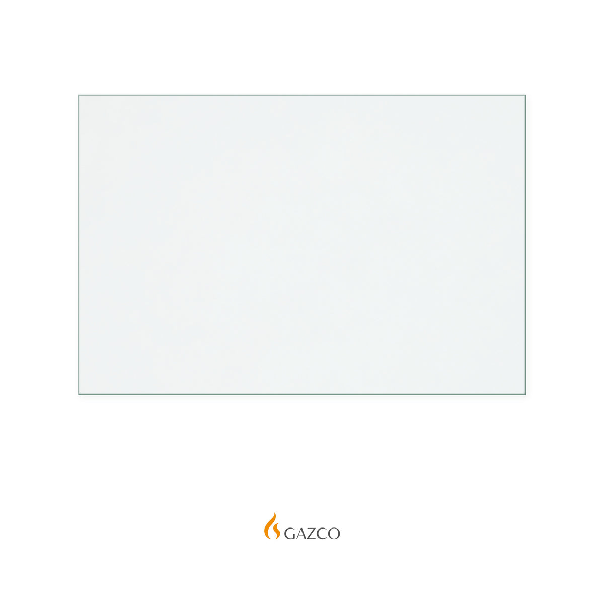 Gazco Mayfair replacement stove glass, 263 mm high x 393 mm wide