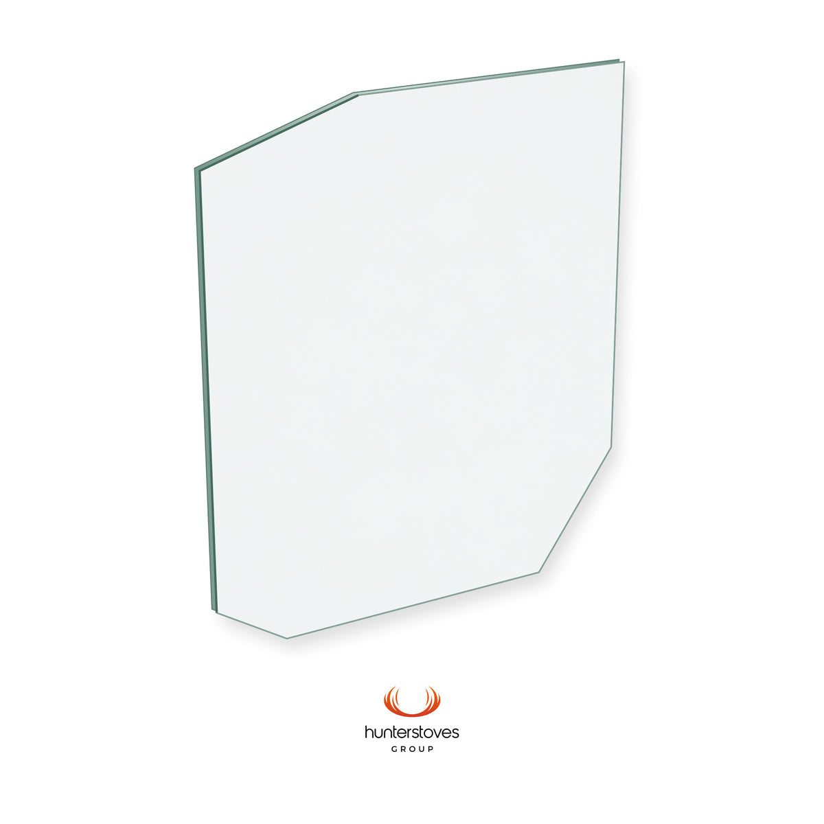 Hunter Herald 5 CE Double Door replacement glass, 215 mm high x 184 mm wide, 4 mm thick