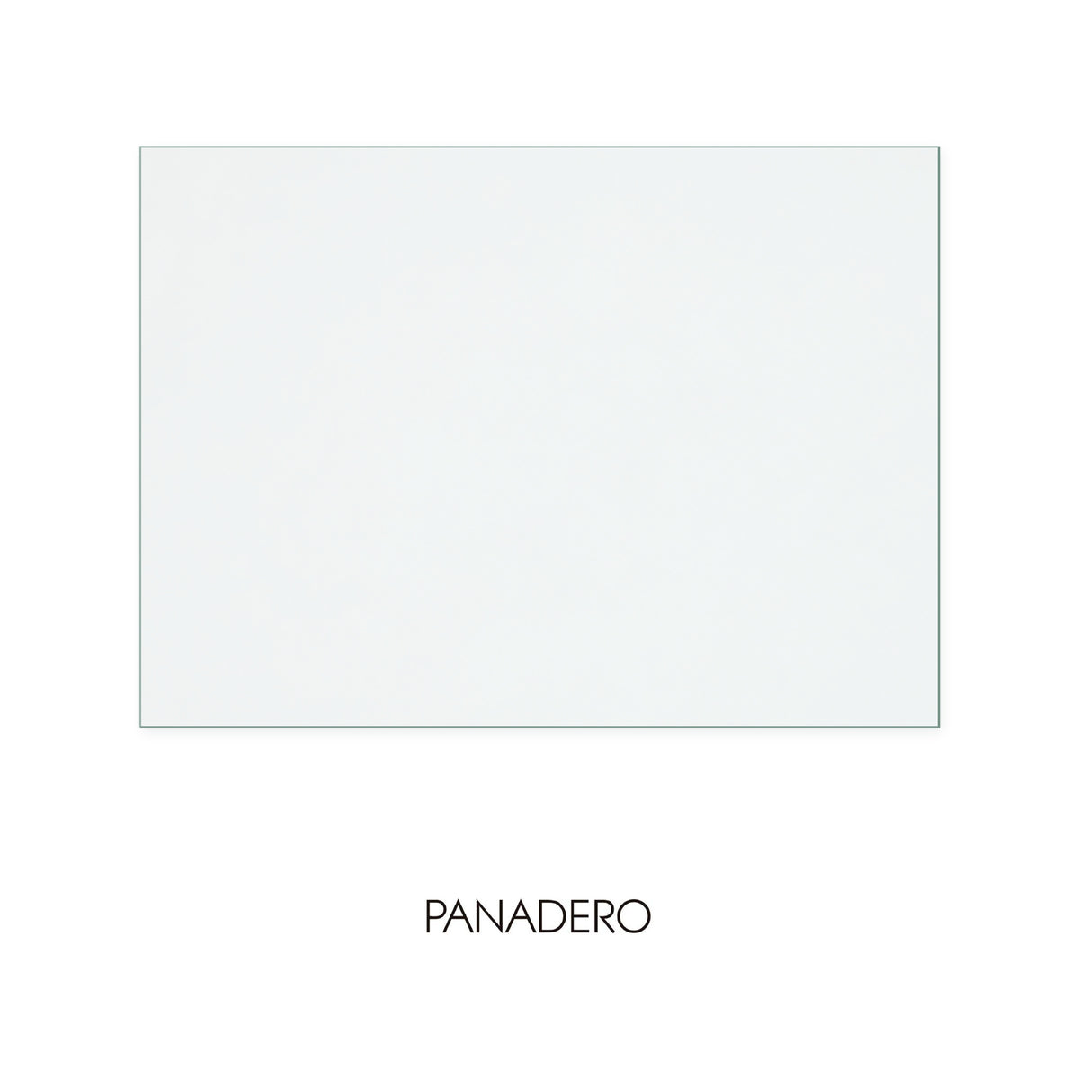 Panadero Loire Tri Vision (Side) replacement stove glass, 218 mm high x 300 mm wide, 4 mm thick