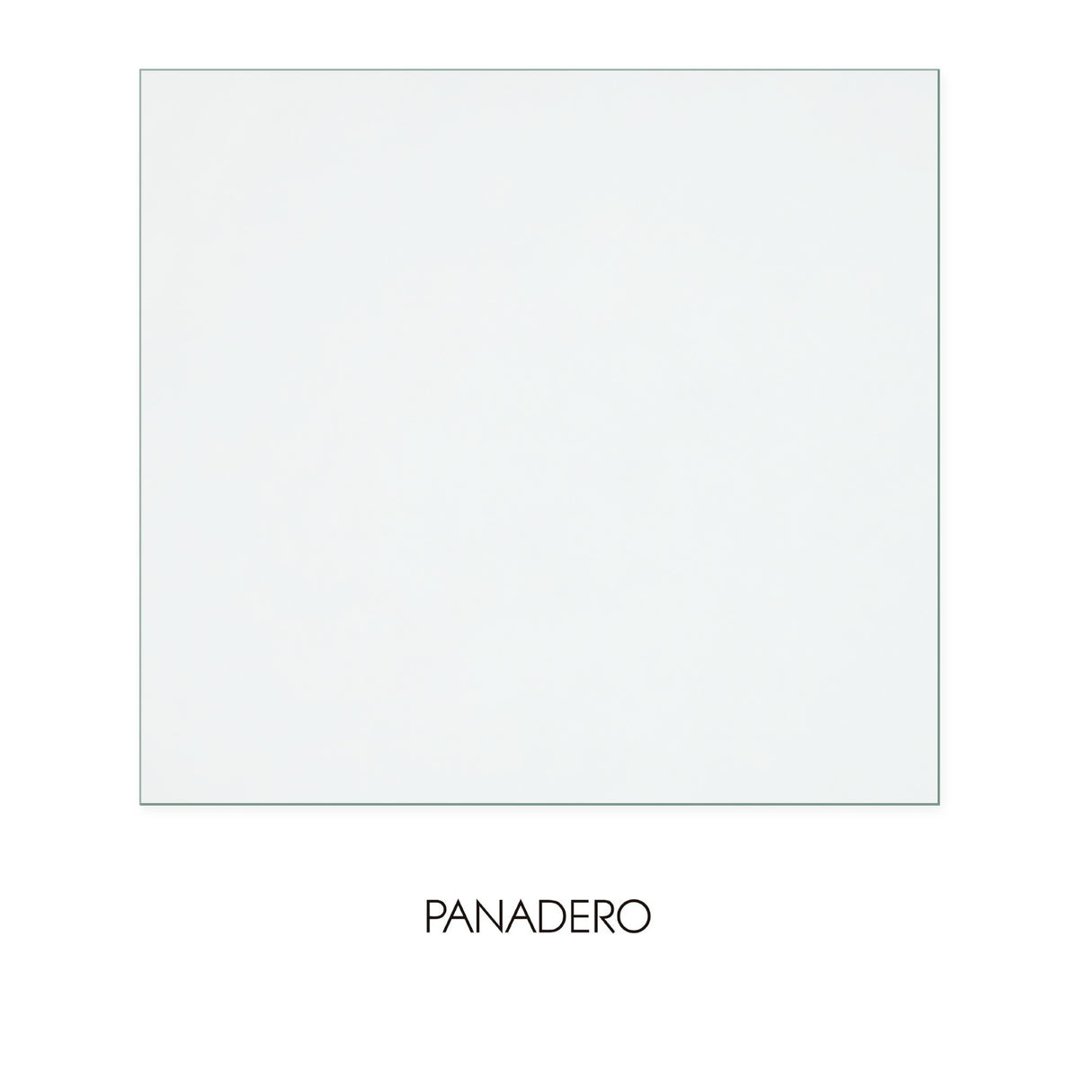 Panadero Mistral Tri Vision (Side) replacement stove glass, 322 mm high x 350 mm wide, 4 mm thick