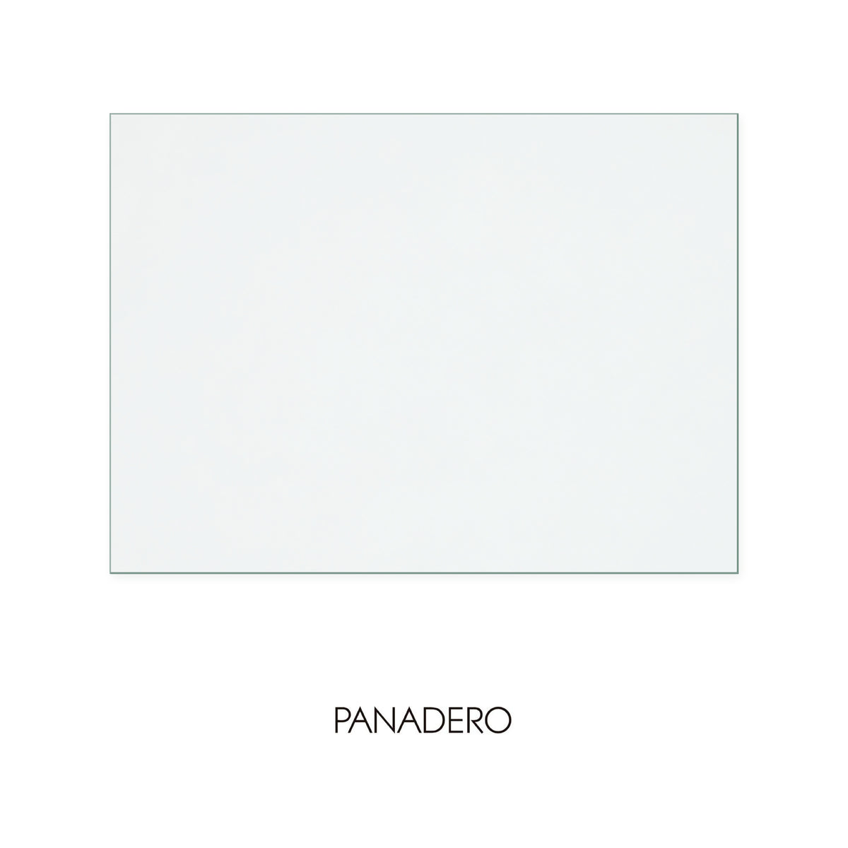 Panadero Oval replacement stove glass, 355 mm high x 485 mm wide, 4 mm thick