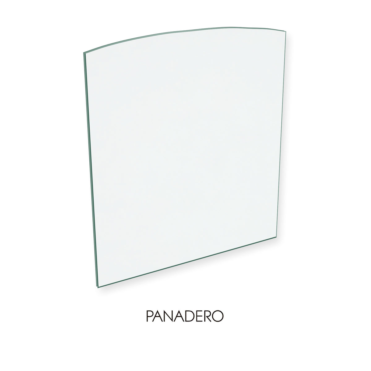 Panadero Rioja replacement stove glass, 287 mm high x 256 mm wide, 4 mm thick