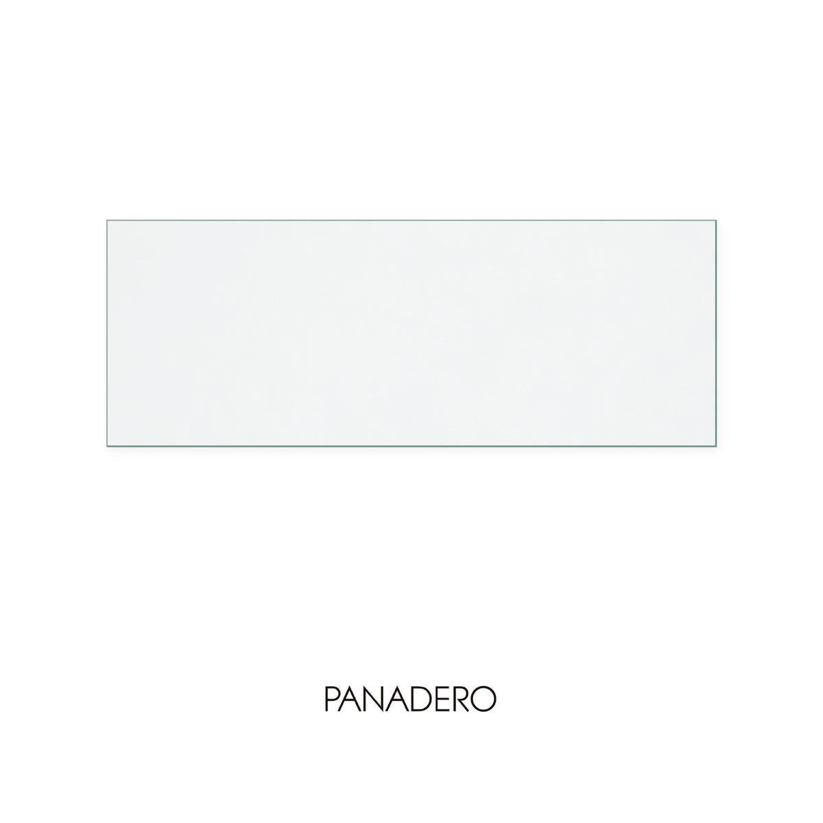Panadero Zinc Side Glass replacement stove glass, 180 mm high x 485 mm wide, 4 mm thick