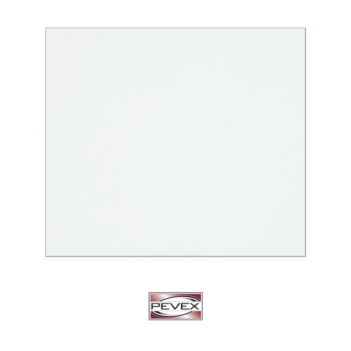Pevex Newbourne 35 - Glass 3 replacement stove glass, 255 mm high x 290 mm wide, 4 mm thick