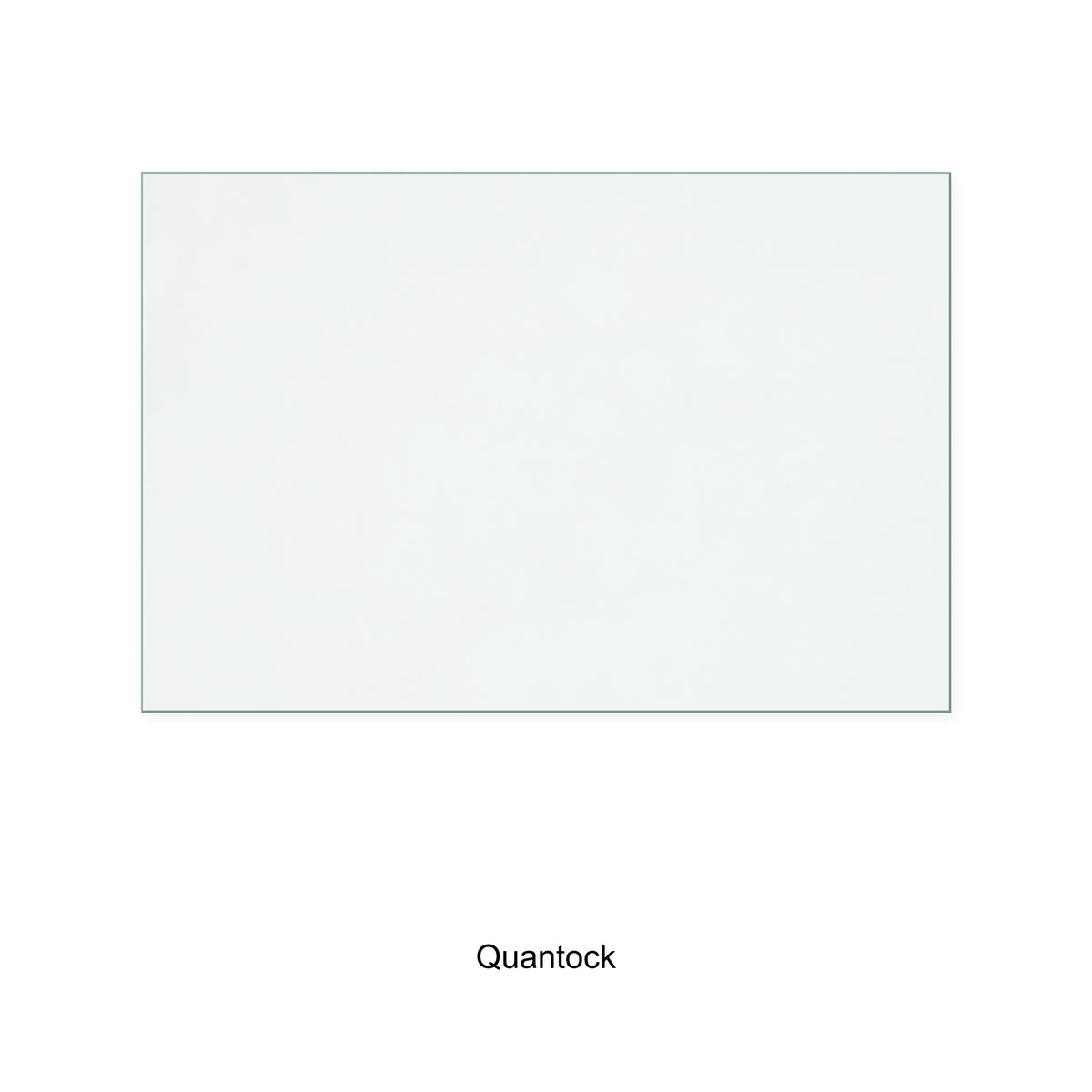 Quantock 7 kW replacement stove glass, 272 mm high x 408 mm wide, 4 mm thick