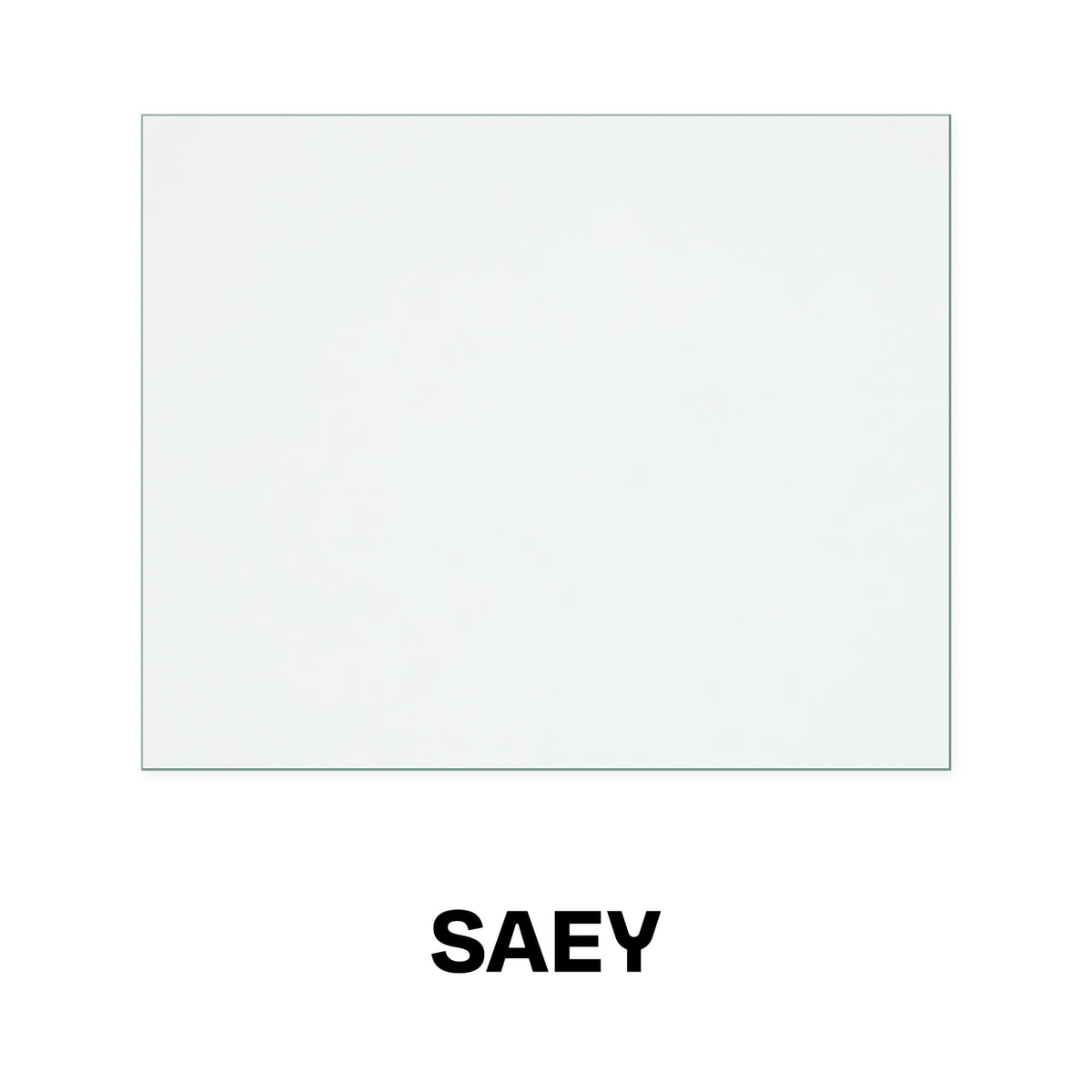 Saey Cuig replacement stove glass, 196 mm high x 242 mm wide, 4 mm thick