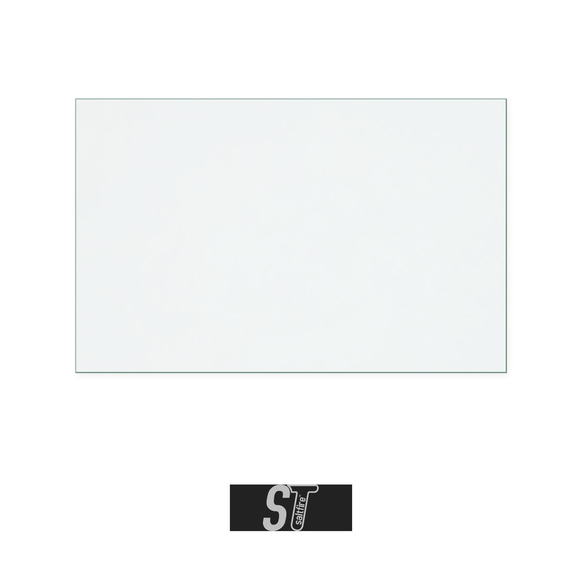 Saltfire Aquaburn 12 replacement stove glass, 270 mm high x 425 mm wide, 4 mm thick