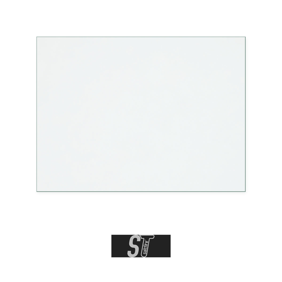 Saltfire Aquaburn 20 Boiler replacement stove glass, 330 mm high x 445 mm wide, 4 mm thick