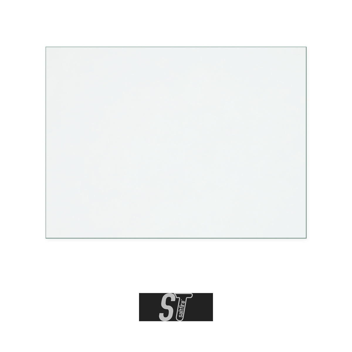 Saltfire Aquaburn 30 Boiler replacement stove glass, 376 mm high x 512 mm wide, 4 mm thick