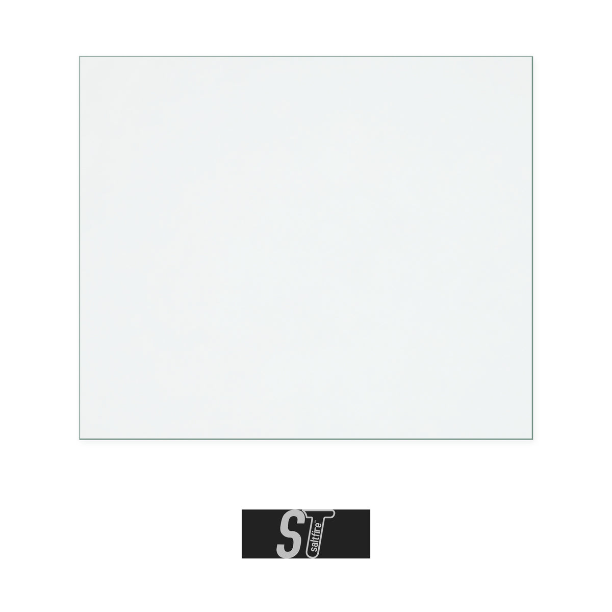 Saltfire Hendon replacement stove glass, 169 mm high x 200 mm wide, 4 mm thick