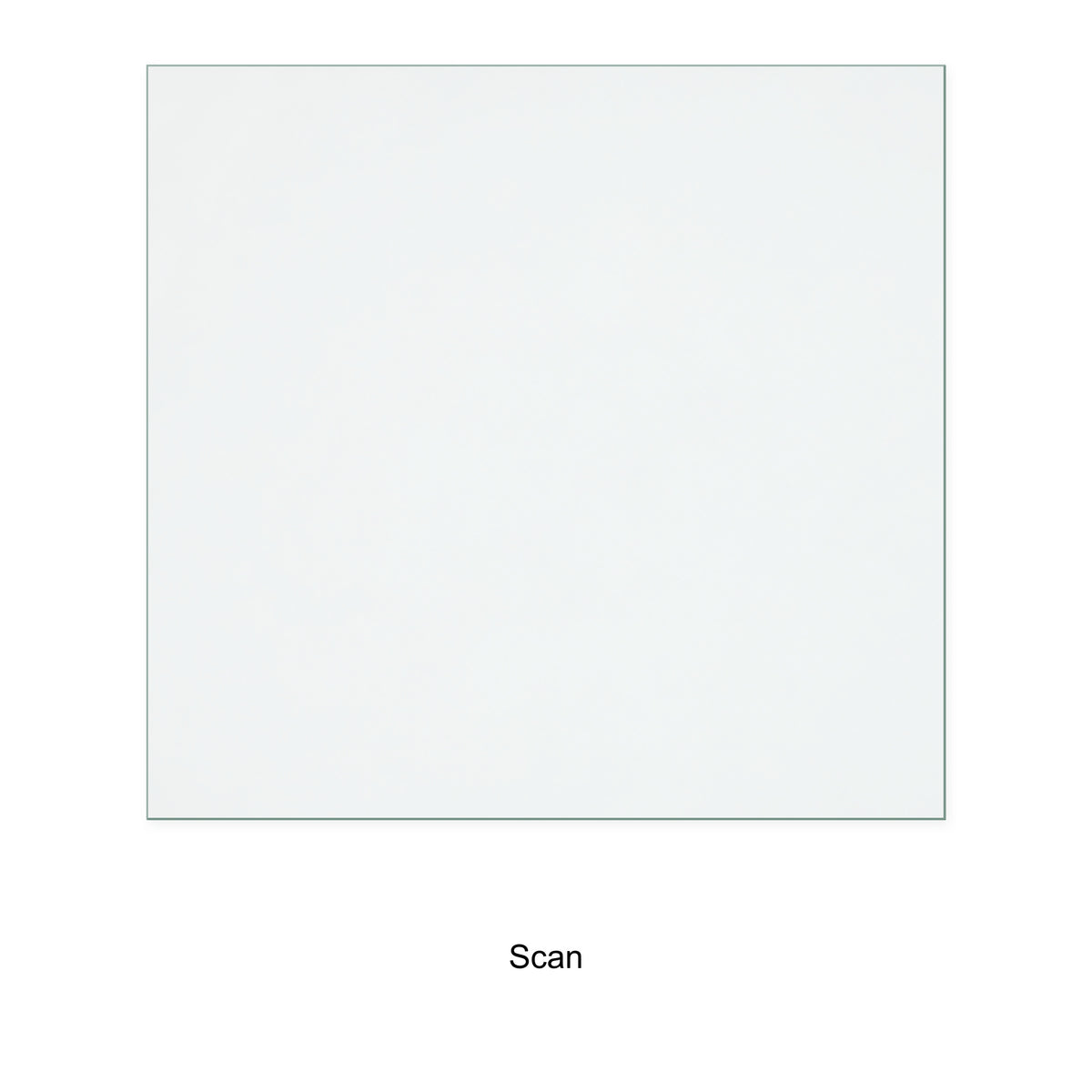 Scan 45326 replacement stove glass, 274 mm high x 290 mm wide, 4 mm thick