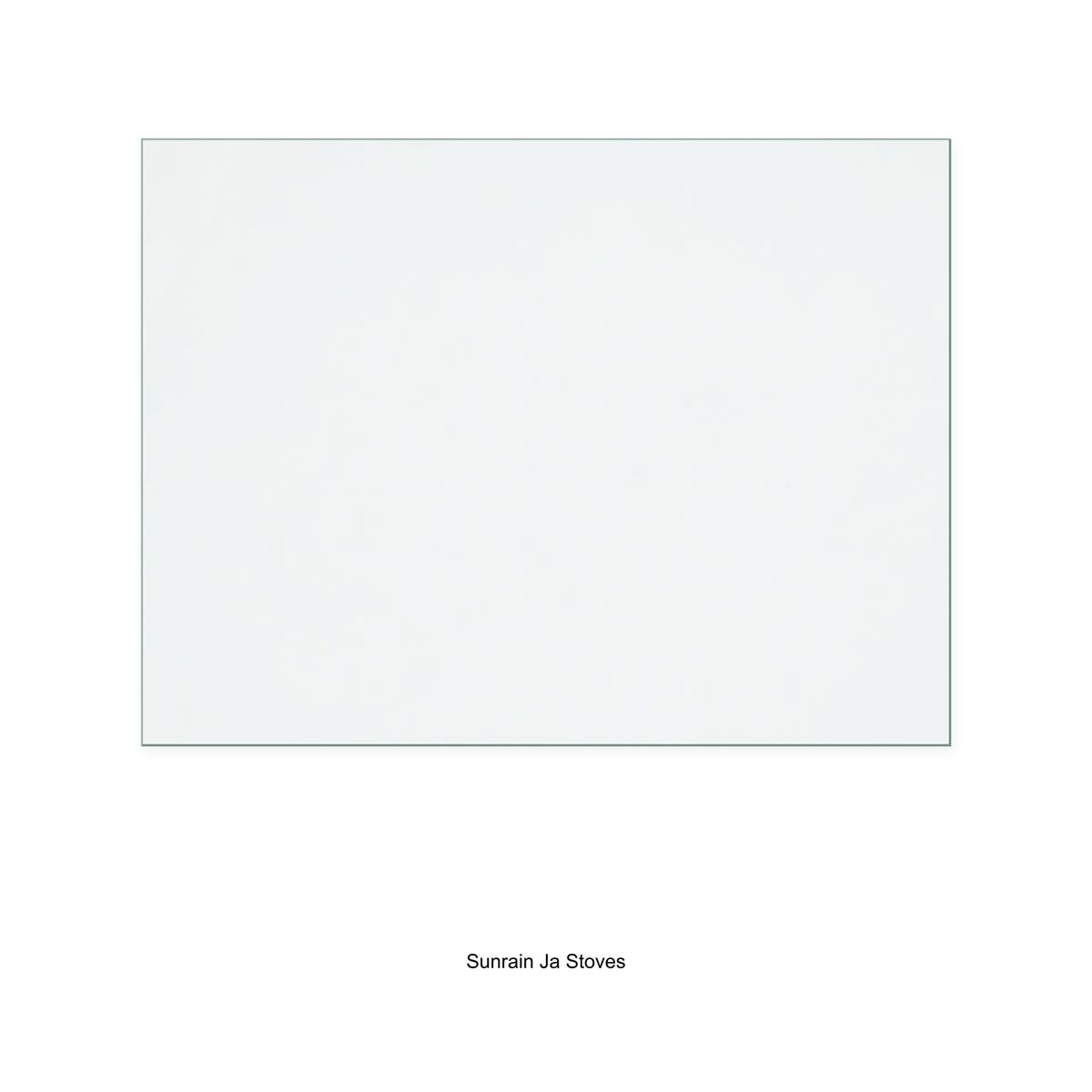 Sunrain Ja Stoves Ja013 replacement stove glass, 180 mm high x 240 mm wide, 4 mm thick