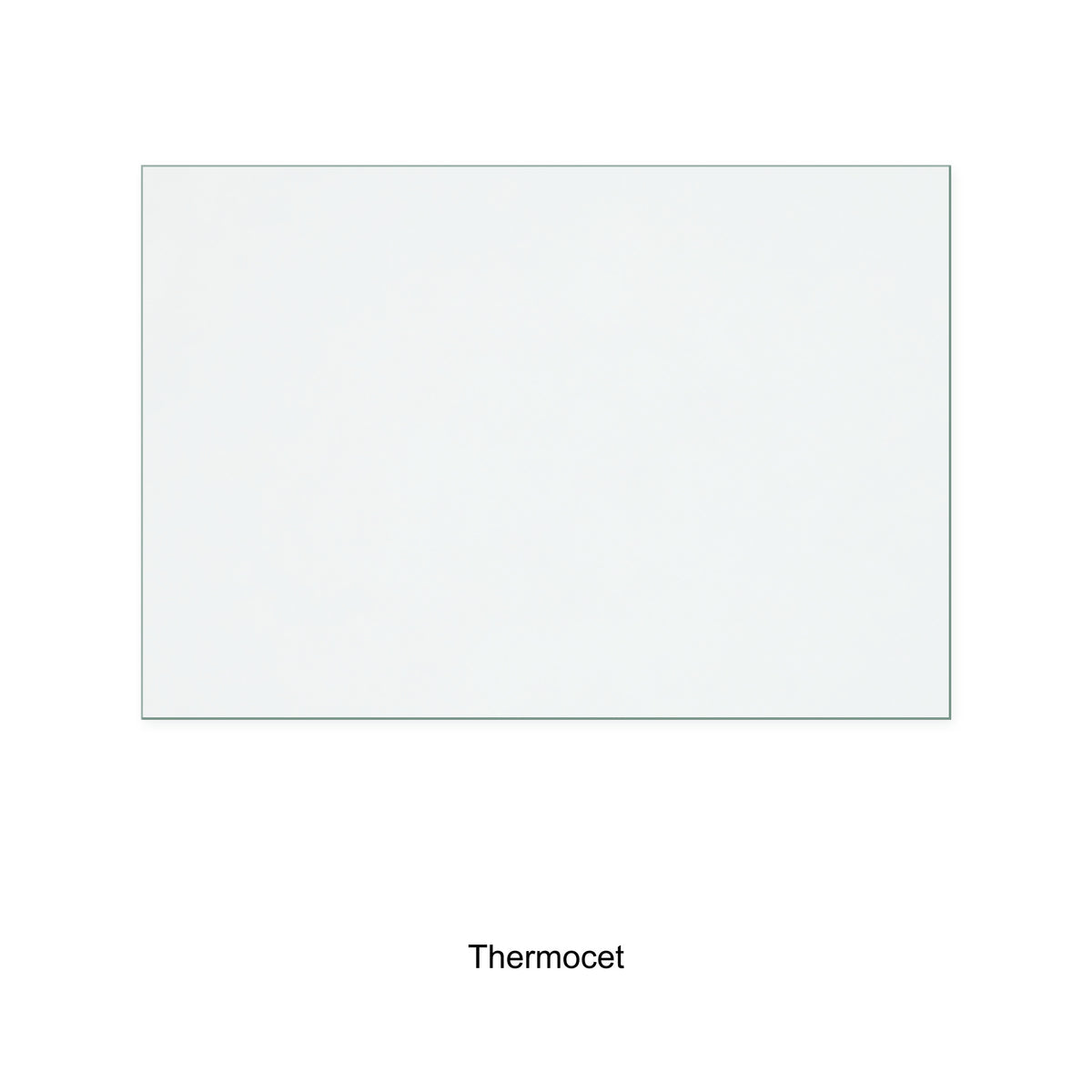 Thermocet Brooklyn MK2 replacement stove glass, 158 mm high x 231 mm wide, 4 mm thick