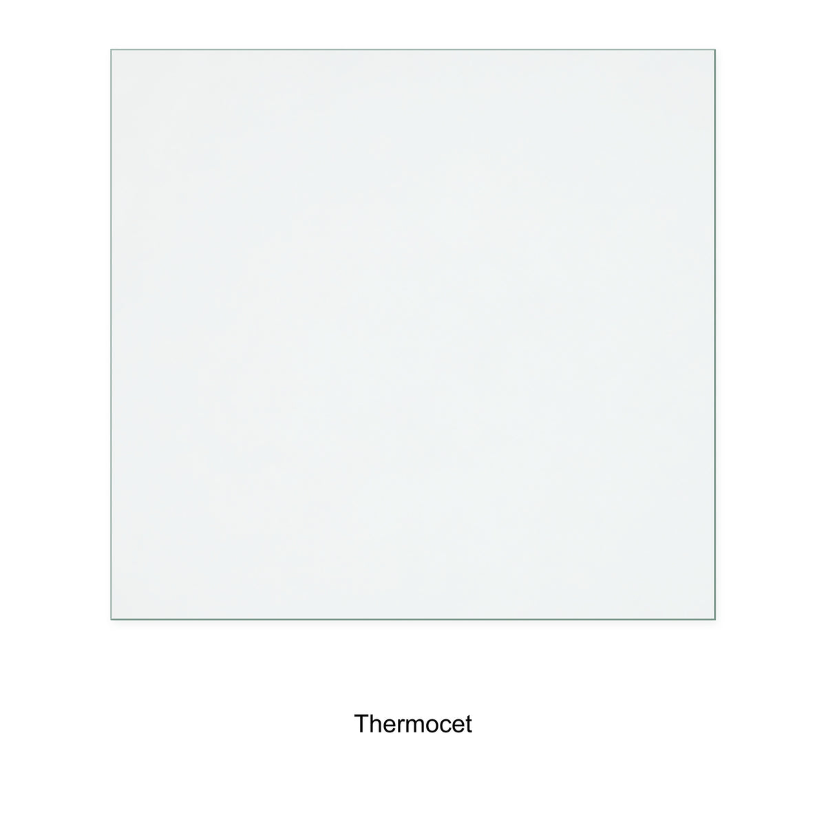 Thermocet 73H replacement stove glass, 687 mm high x 728 mm wide, 4 mm thick