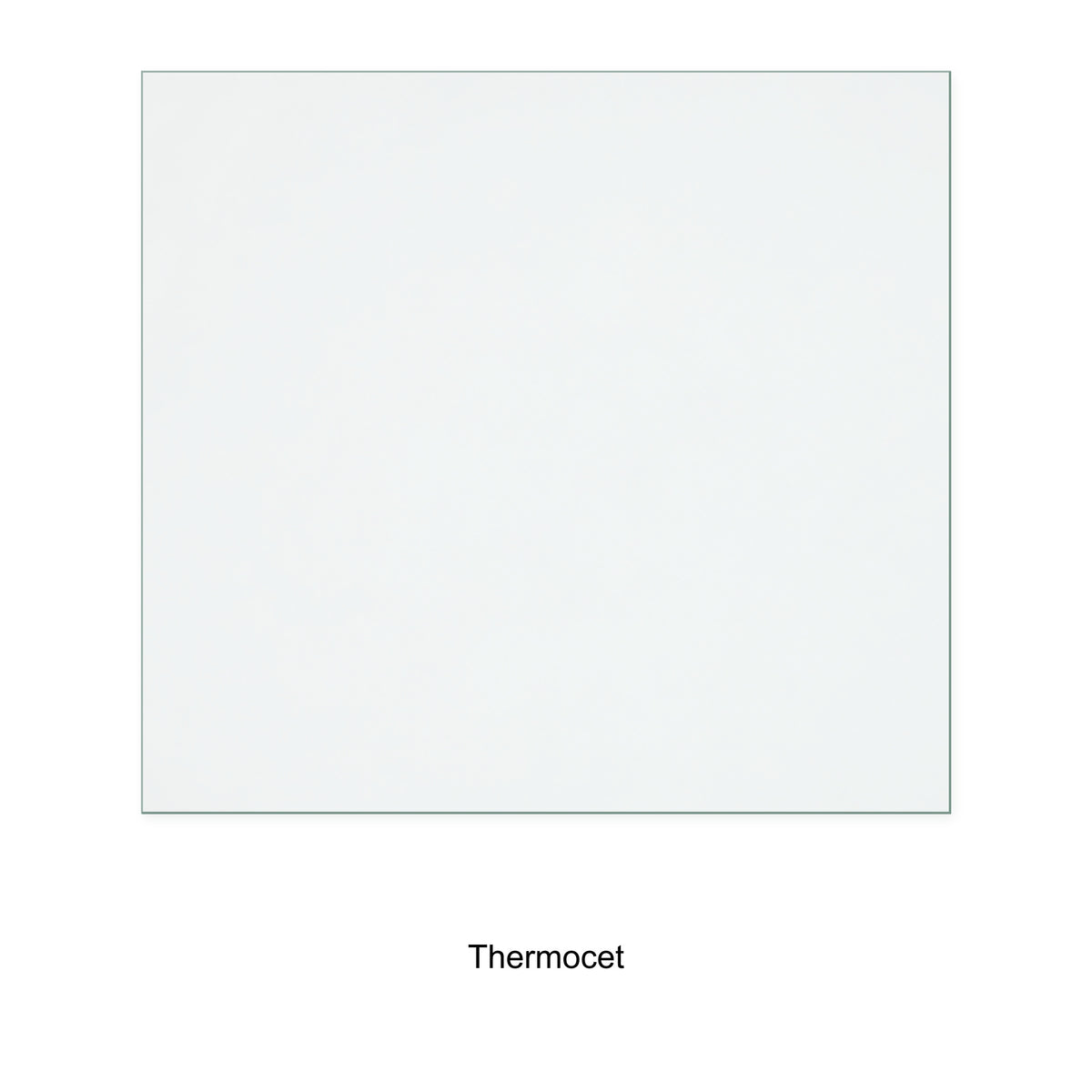 Thermocet Room Divider replacement stove glass, 688 mm high x 750 mm wide, 4 mm thick