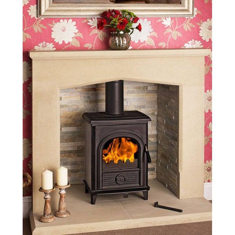 5kW Traditional Eco Design Ready Wood Burning/Multi-Fuel Stove Alpha 1