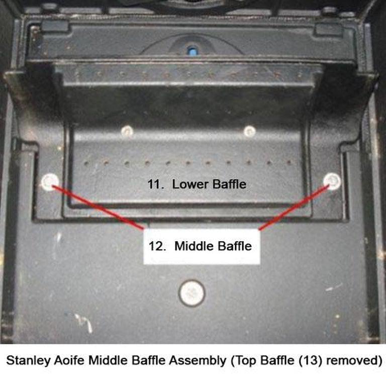 Aga Wren Lower Baffle - StoveSpareGlass