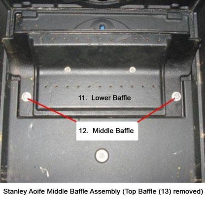 Aga Wren Middle Baffle - StoveSpareGlass