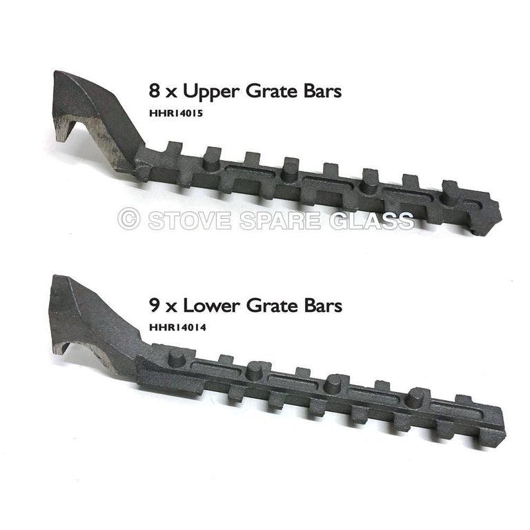 Hunter Herald 14 replacement grate fire bars 9x HHR14014 8 X HHR14015 Riddling