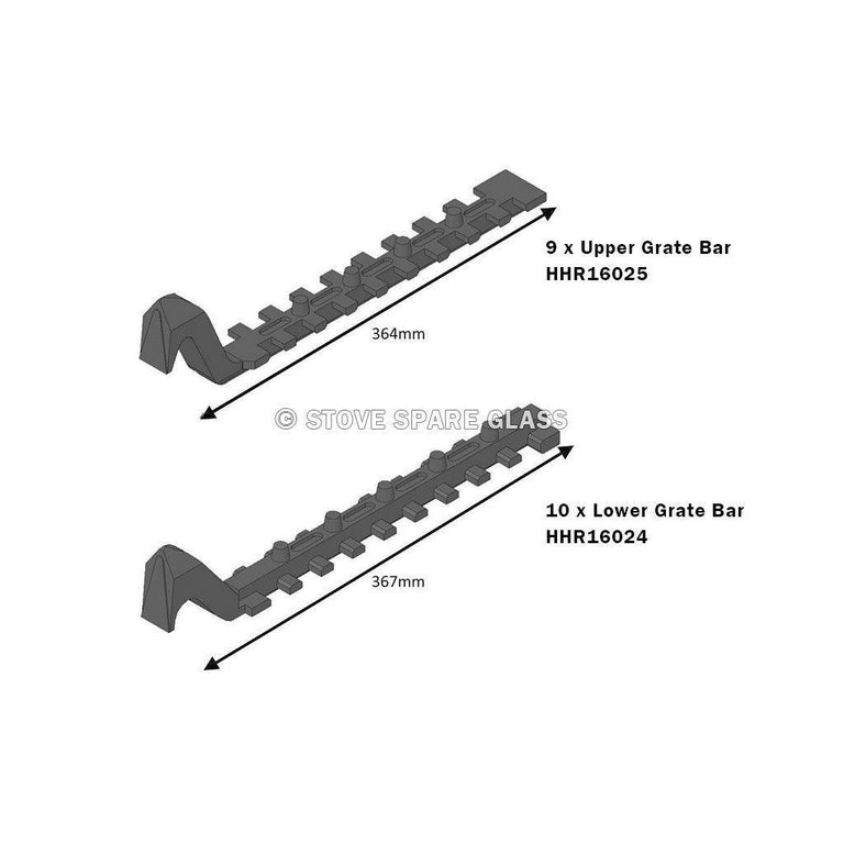 Hunter Herald 80B Replacement Fire Bars 10x HR16024 9 X HHR16025 Riddling