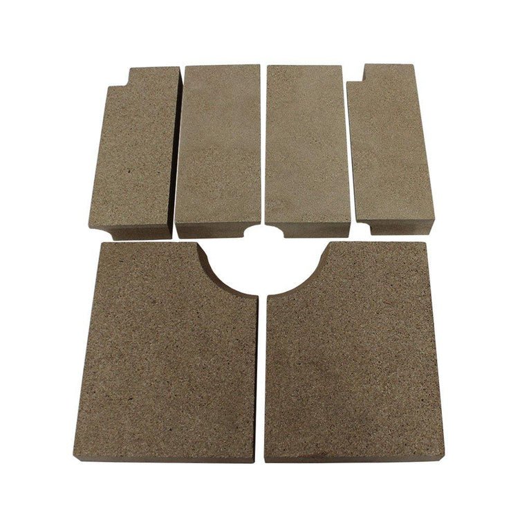 Lilyking 629 Fire Bricks Full Set - StoveSpareGlass